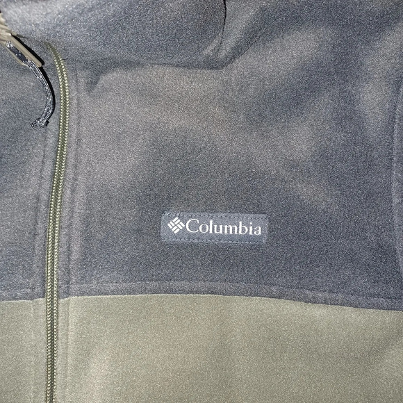 Columbia Fleece Men's Size M Green Black Full Zip Casual Outdoor Hiking. See pic - Picture 5 of 8